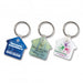 Flexi Resin Key Ring - House