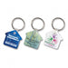 Flexi Resin Key Ring - House
