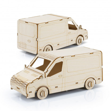 Van 3D Wooden Model Puzzle - Custom Promotional Product