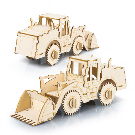 Wheel Loader 3D Wooden Model Puzzle - Custom Promotional Product