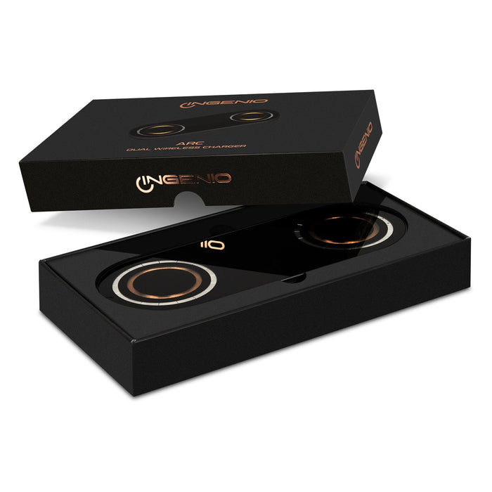 INGENIO Arc Dual Wireless Charger - Custom Promotional Product