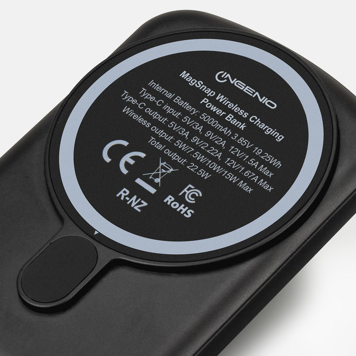 INGENIO MagSnap Wireless Charging Power Bank - Custom Promotional Product