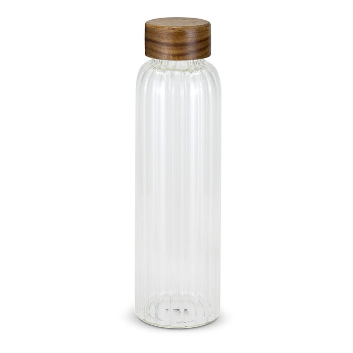Keepsake Linear Glass Drink Bottle - Custom Promotional Product