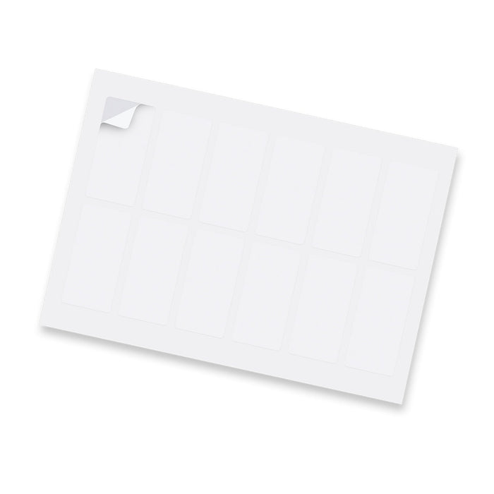 Sticker Sheet 40x80mm Rectangle - Matte - Custom Promotional Product