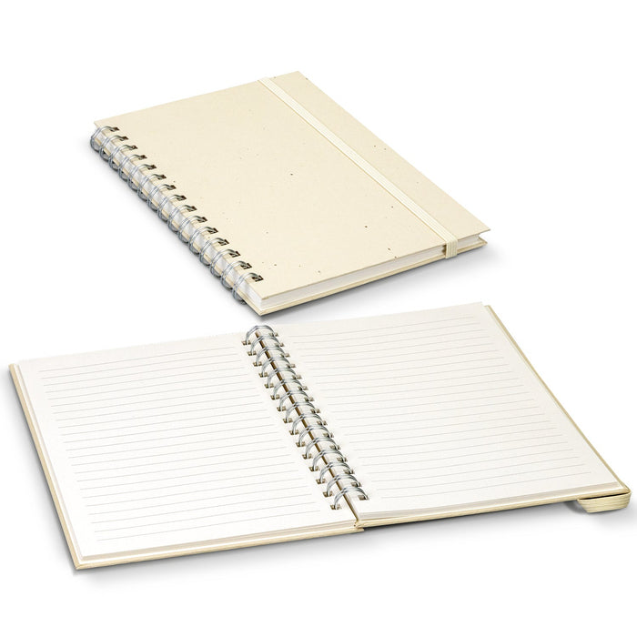 Terra Recycled Paper Spiral Notebook - Custom Promotional Product