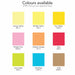 Coloured Sticky Pad 70 x 75mm - 100 Sheets - Custom Promotional Product
