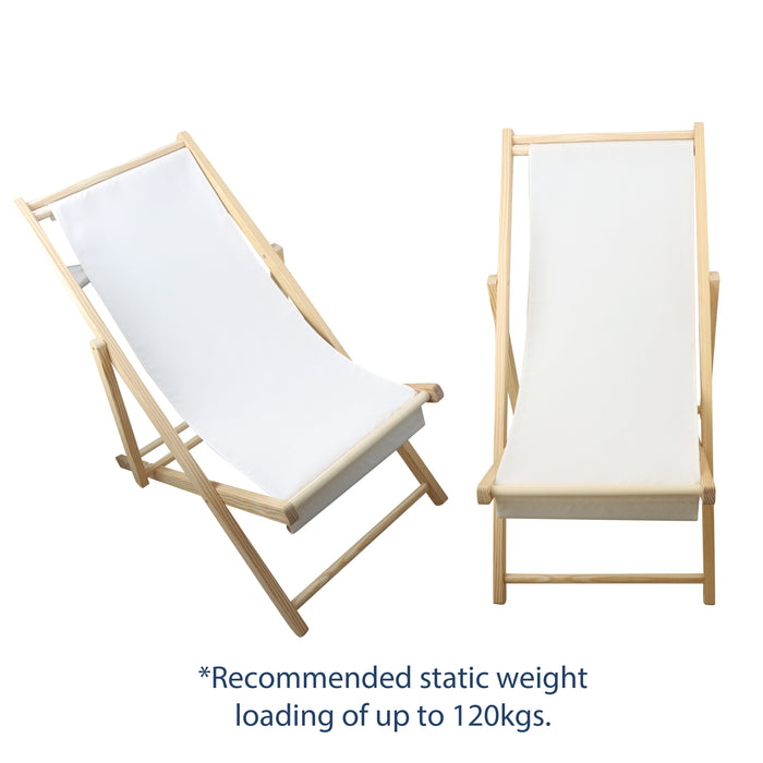 Wooden Beach Deck Chair - Custom Promotional Product