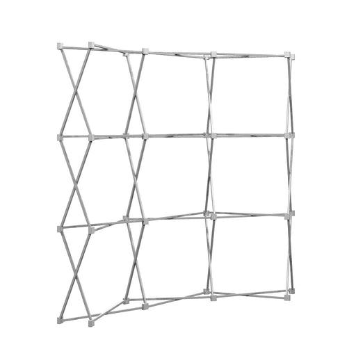 Pop Up Media Wall Curved (Frame + Print) - Custom Promotional Product