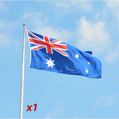 1800mm x 900mm Australian Flag - High Grade - Outdoor Use - Custom Promotional Product
