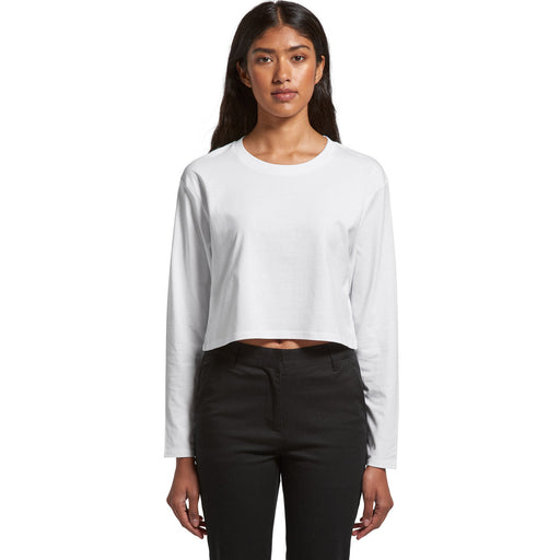AS Colour Womens Long Sleeve Crop Tee