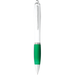 Nash Ballpoint Pen with White Barrel and Coloured Grip