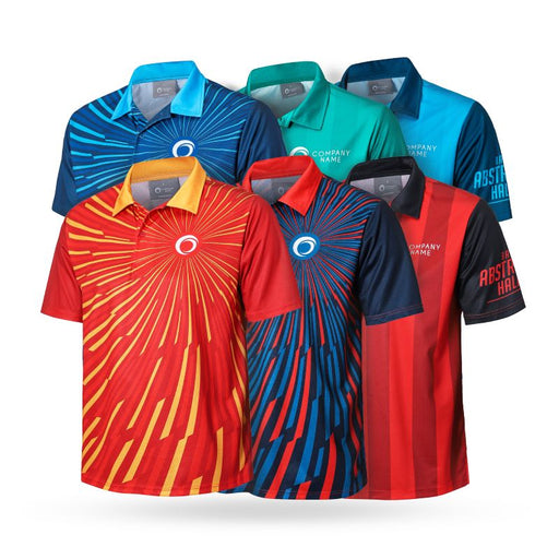 100% Polyester Sublimated Basic Polo Shirt - Custom Promotional Product