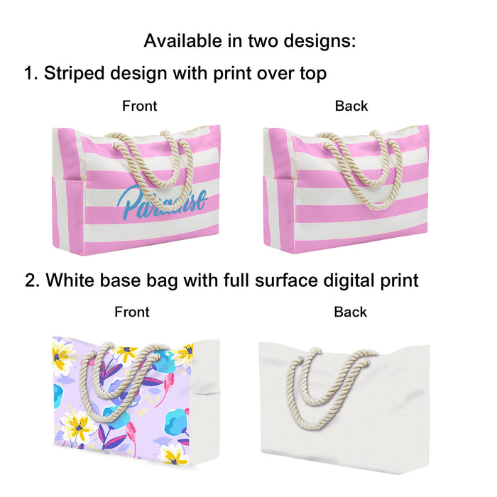 Fully Custom Carrier Beach Bag - Custom Promotional Product