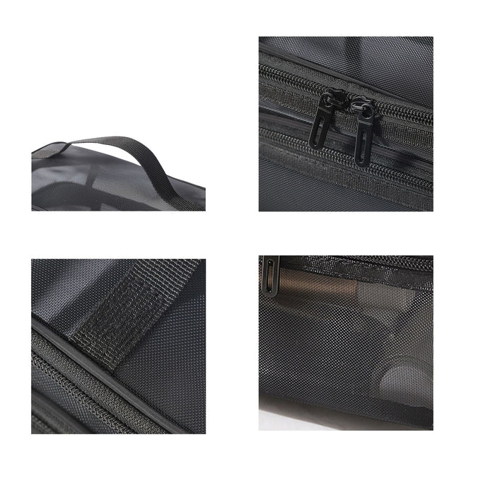 Nylon Mesh Sheer Double Layer Cosmetic Bag - Custom Promotional Product