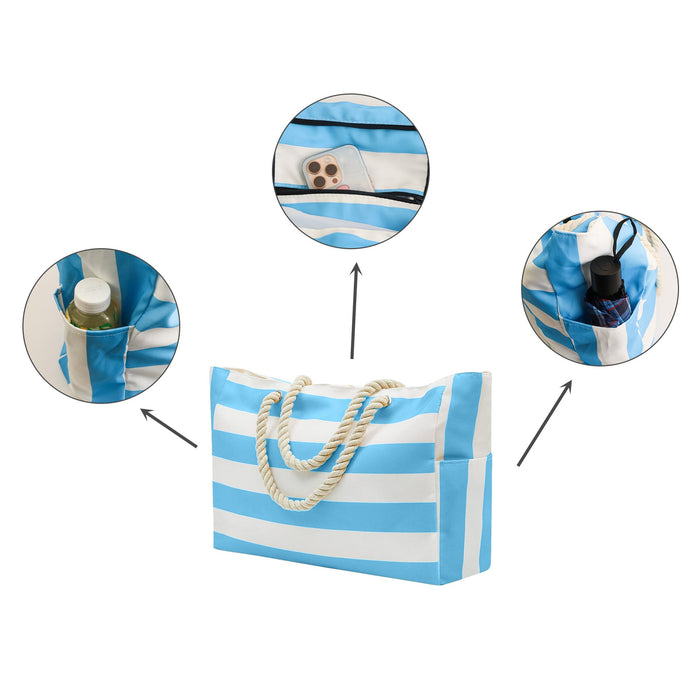 Fully Custom Carrier Beach Bag - Custom Promotional Product