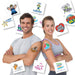 Classic Temporary Tattoos - 51 x 51 mm - Custom Promotional Product
