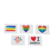 Classic Temporary Tattoos - 51 x 51 mm - Custom Promotional Product