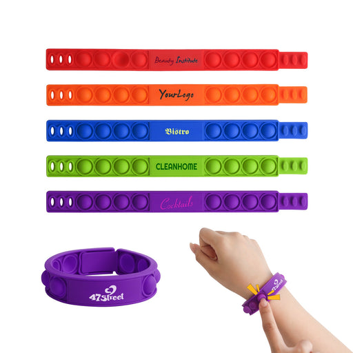 Pop Fidget Wristband - Custom Promotional Product