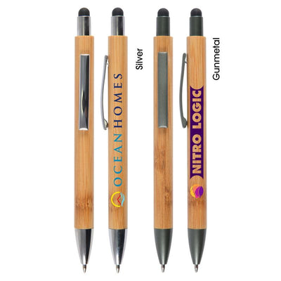 Factory Direct Bamboo Pens with Stylus
