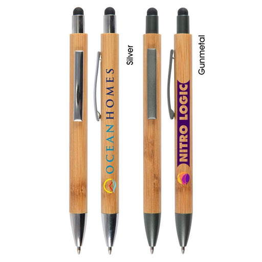 Factory Direct Bamboo Pens with Stylus - Custom Promotional Product