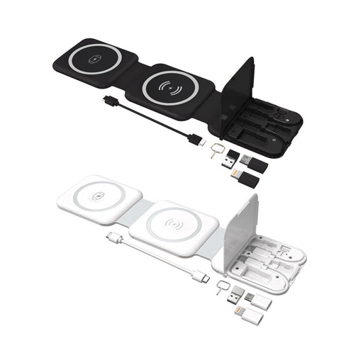 Magnetic Dual Wireless Charging Kit - Custom Promotional Product