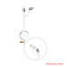 Pavia 60W Fast Charge and Data Sync LED Cable - Custom Promotional Product