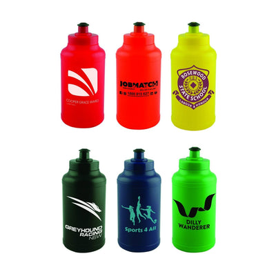 500ml Plastic Sports Drink Bottle With Screw Top Lid