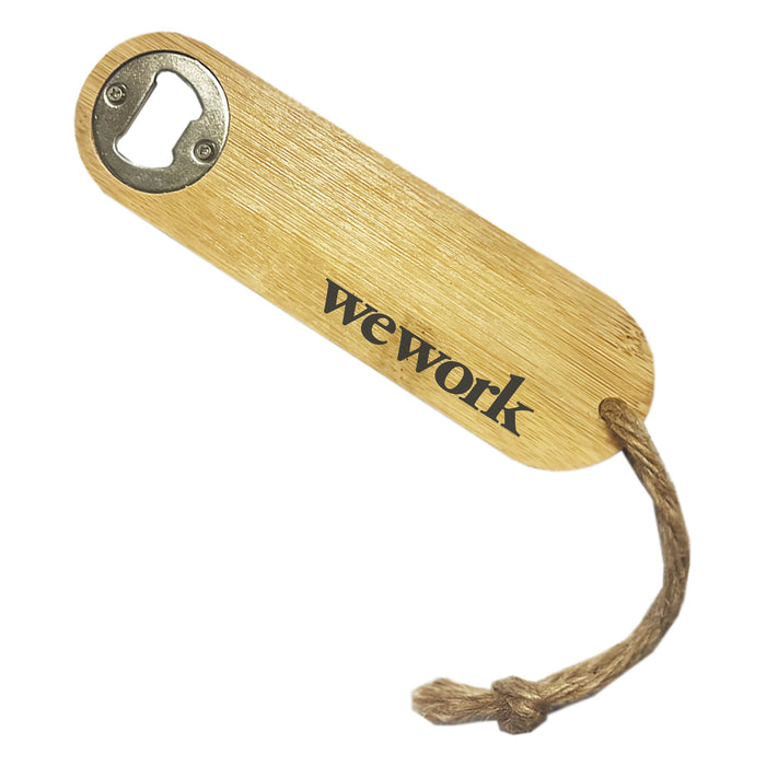 Texas Bamboo Bottle Opener - Custom Promotional Product