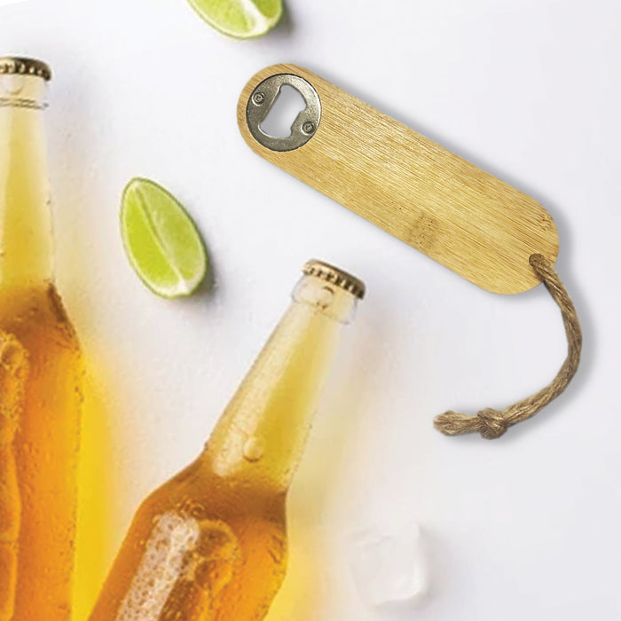 Texas Bamboo Bottle Opener - Custom Promotional Product