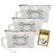 COLOURING CANVAS COSMETIC BAG