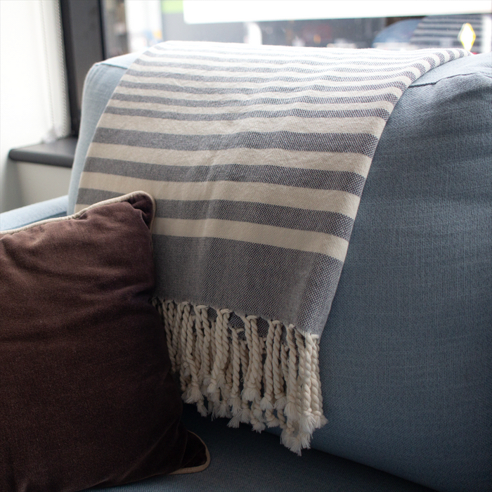 Hilana Upcycled Fethiye Throw Blanket - Custom Promotional Product