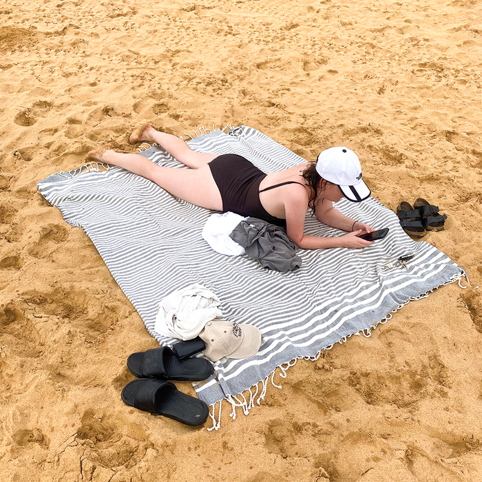Hilana Upcycled Fethiye Throw Blanket - Custom Promotional Product
