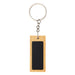 Mirage Rectangular Bamboo Keyring - Custom Promotional Product
