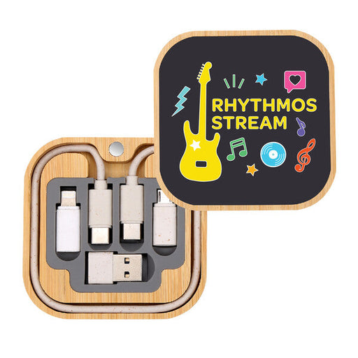 USB Adapter Charger Set (Square) - Custom Promotional Product