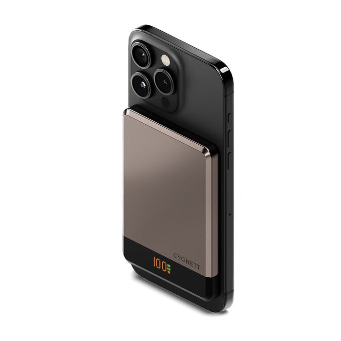 Cygnett MAGSLIM Magnetic Wireless Power Bank – 5K - Custom Promotional Product