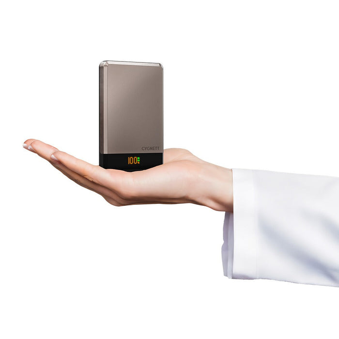 Cygnett MAGSLIM Magnetic Wireless Power Bank – 5K - Custom Promotional Product