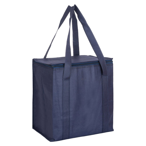 NON WOVEN COOLER BAG WITH ZIPPED LID