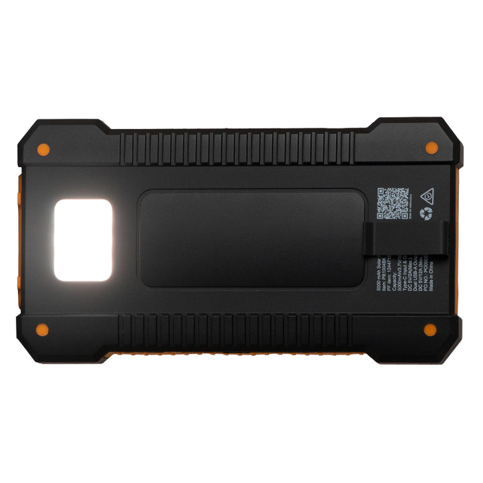 Radiant 5000 mAh Solar Power Bank - Custom Promotional Product