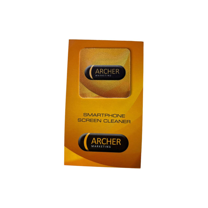 Microfibre Sticky Screen Cleaner With Backing Card - Custom Promotional Product