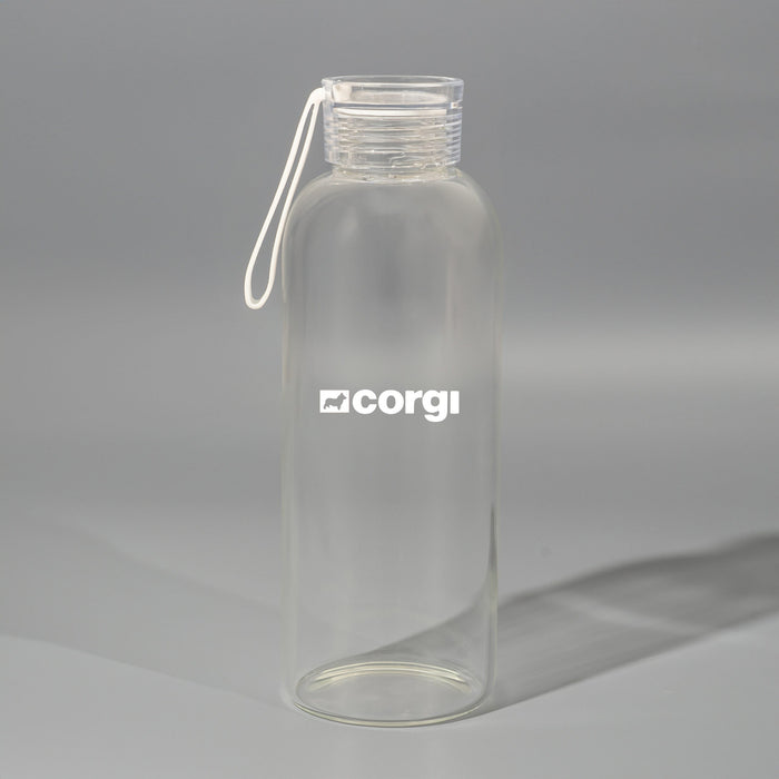 Crystal 750mL Borosilicate Glass Bottle - Custom Promotional Product