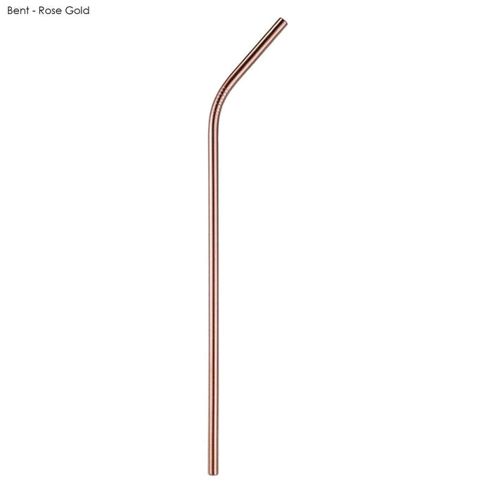STAINLESS STEEL STRAW 6MM X 215MM