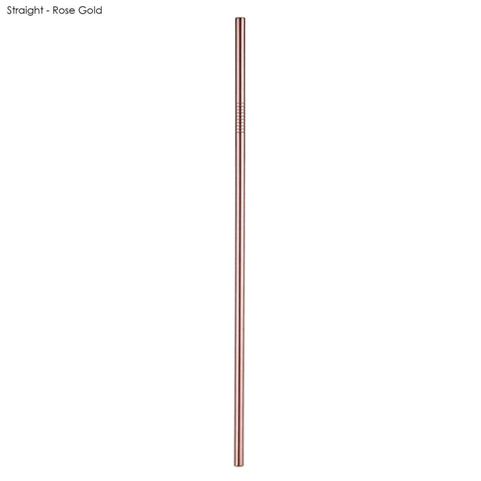 STAINLESS STEEL STRAW 6MM X 215MM