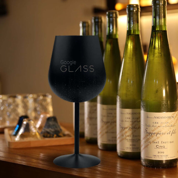 Bula Vinaka Stainless Steel Wine Glass - Custom Promotional Product