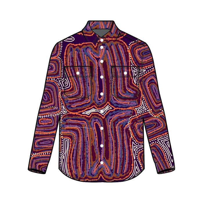 150gsm Cotton Drill Long Sleeve Work Shirt - Custom Promotional Product