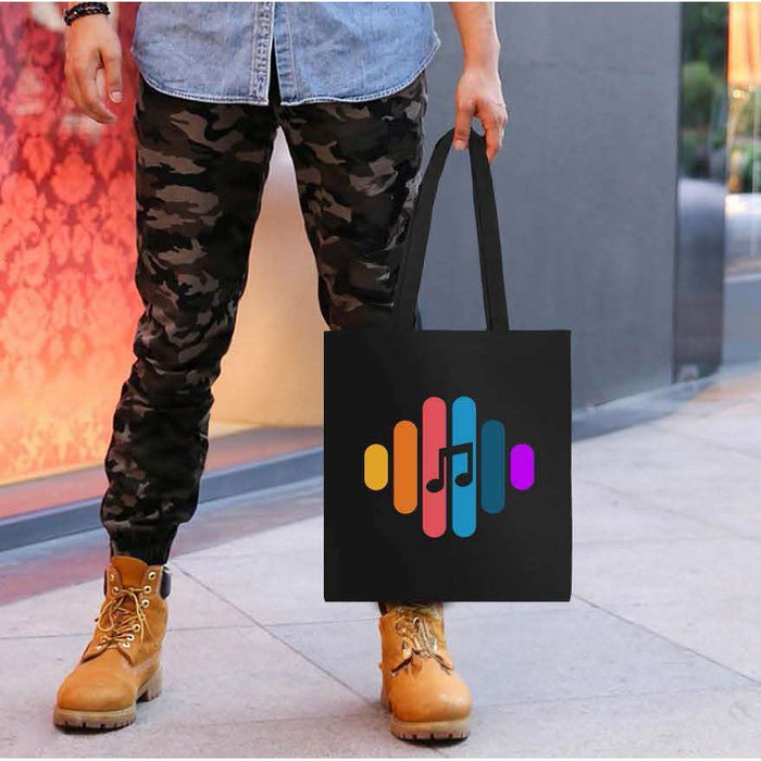 Manly Coloured Tote Bag with Bottom Gusset - Custom Promotional Product