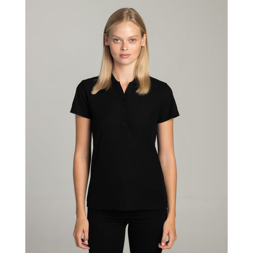 Ladies Sundance Black Polo - Custom Promotional Product
