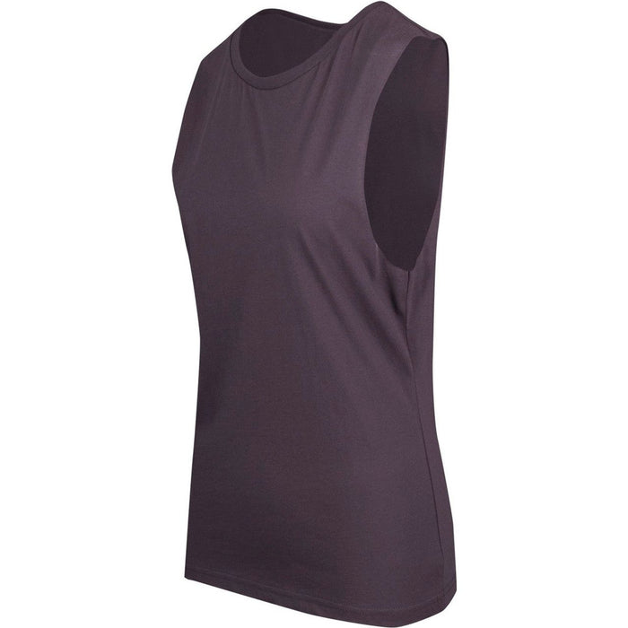 Ladies 160gsm 100% combed cotton sleeveless tee